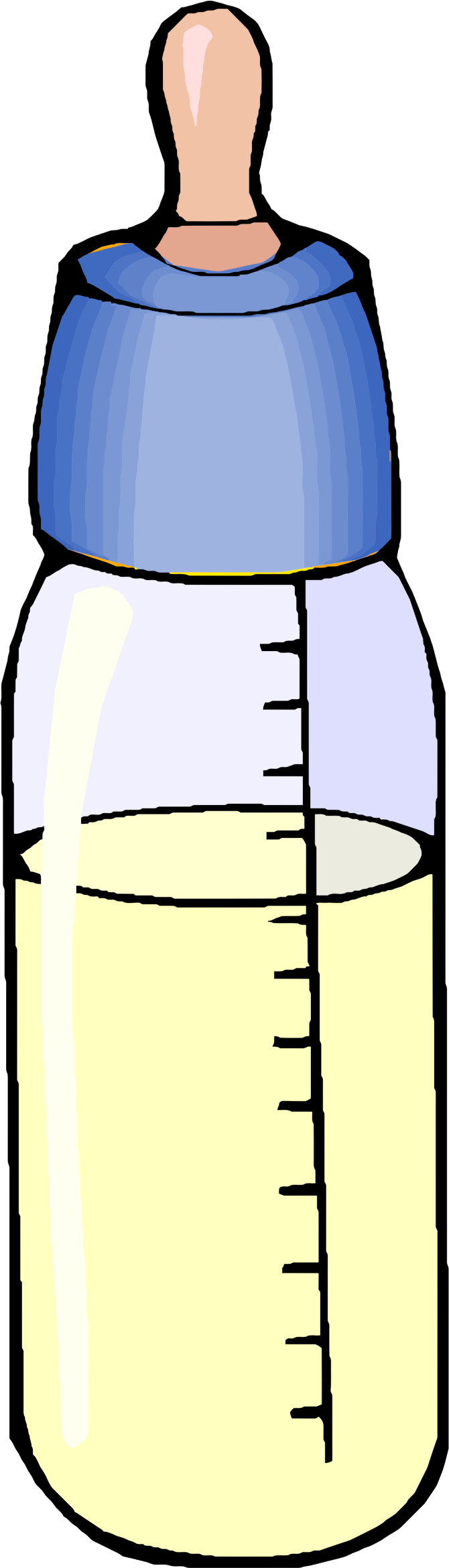 This Free Icons Png Design Of Boys Baby Bottle (670x2341), Png Download