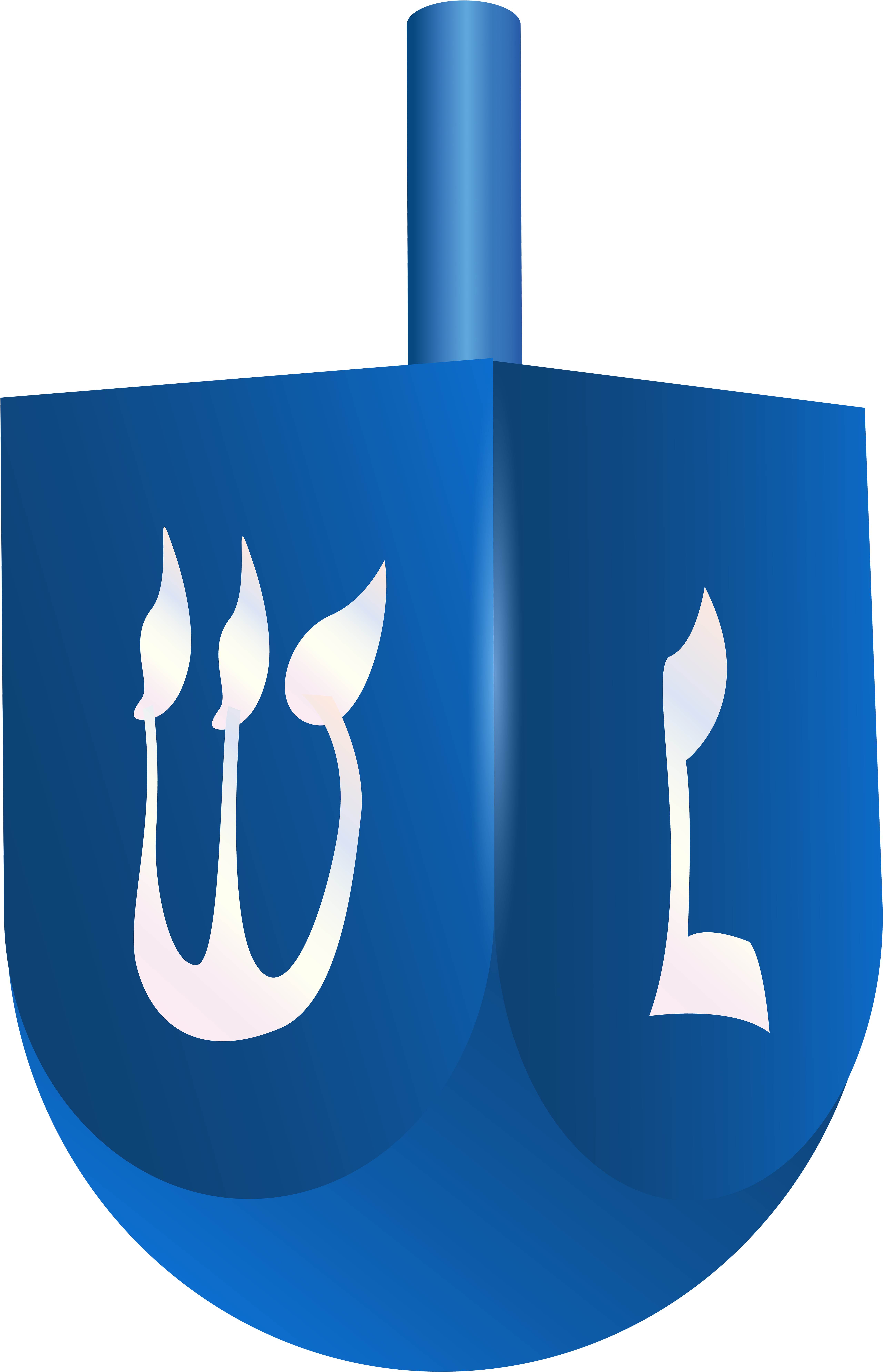 Blue Dreide Png Clip Art - Clip Art (5300x8000), Png Download