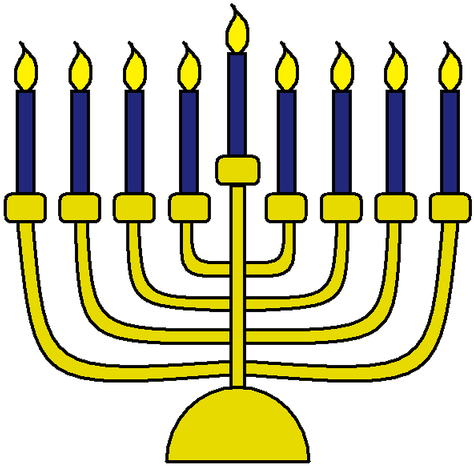 Hanukkah Clipart (498x477), Png Download