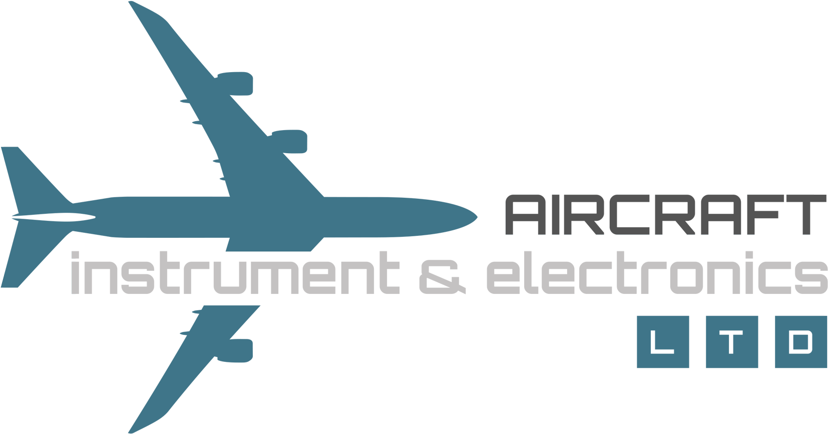 Global Support For Aircraft Parts And Maintenance Service - Aircraft Instruments Logo (1777x991), Png Download