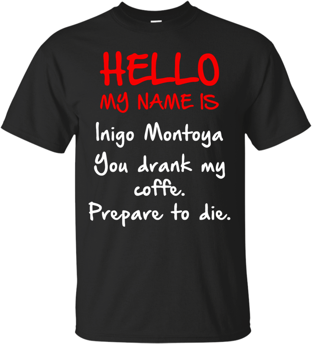 Hello My Name Is Inigo Montoya You Drank My Coffee - Harley Quinn Joker Deadpool (1155x1155), Png Download