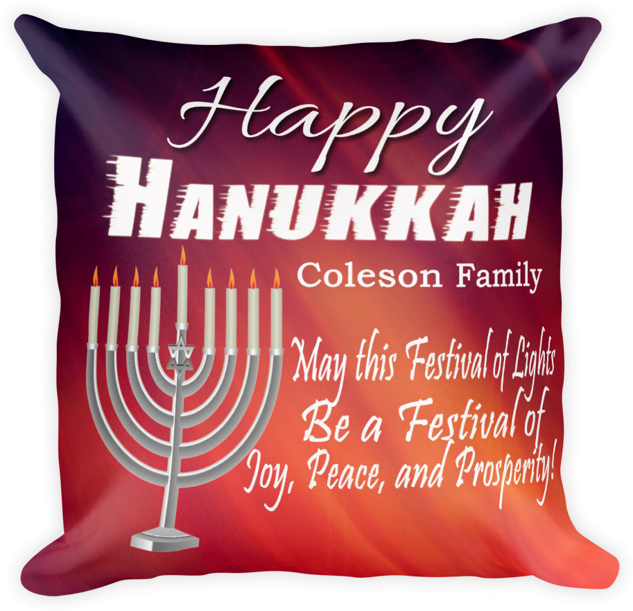 Hanukkah Festival Of Lights Hanukkah Pillow - Annie Lapoint - Wine Tasting Canvas (1000x1000), Png Download