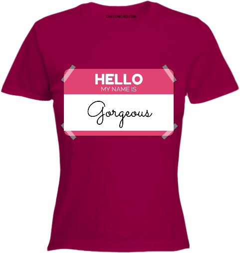 Hello My Name - T-shirt (640x640), Png Download