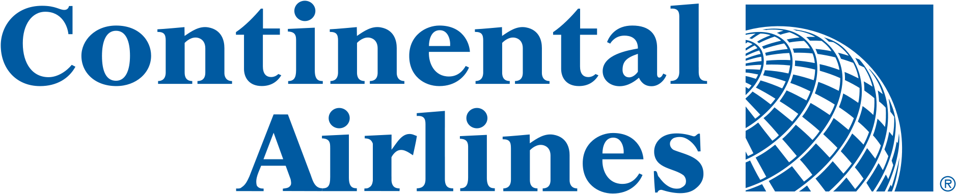Continental Airlines Logo - Continental Airlines Logo Png (2000x504), Png Download