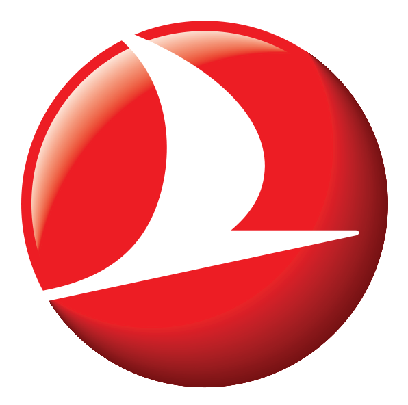 Turkish Airlines Logo Emblem - Turkish Airlines Black Logo (1600x1200), Png Download