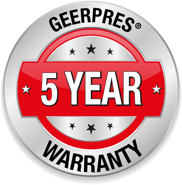 5 Year Warranty Logo - Stormforce Hurricane I7 16gb 1tb Desktop (581x600), Png Download