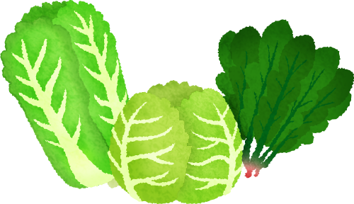 Leafy Vegetables - Green Leafy Vegetables Clipart (500x288), Png Download