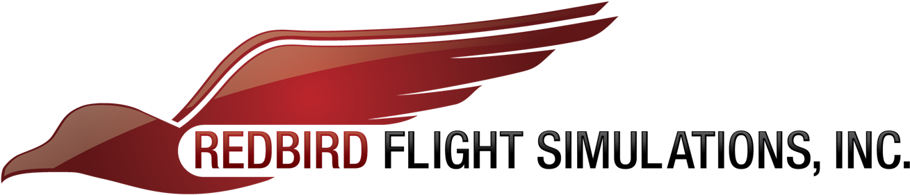 Flight Simulator - Redbird (1350x293), Png Download