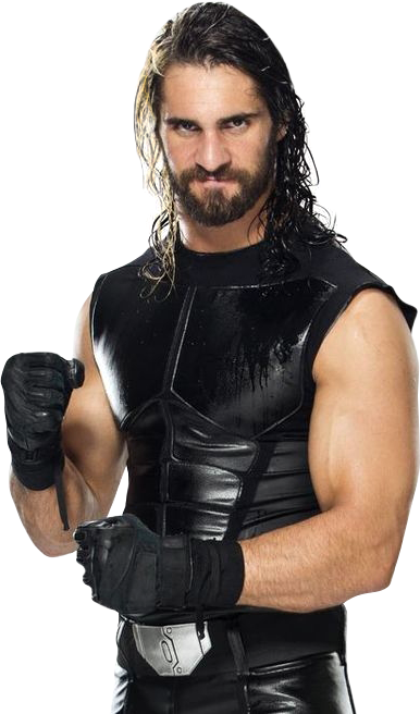 Seth Rollins Clipart Champion - Wwe Seth Rollins Black Leather Vest (386x656), Png Download