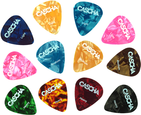 Guitar Pick Set - Cascha Guitar Pick Set 12 Pieces (500x500), Png Download