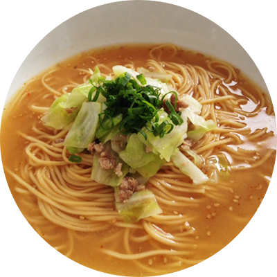 Noodle Soup Miso Flavor 味噌ラーメン - Thukpa (400x400), Png Download