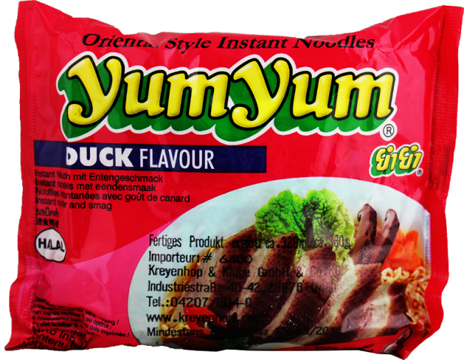 8227198 - Instant Noodles (duck) - Yumyum (650x505), Png Download