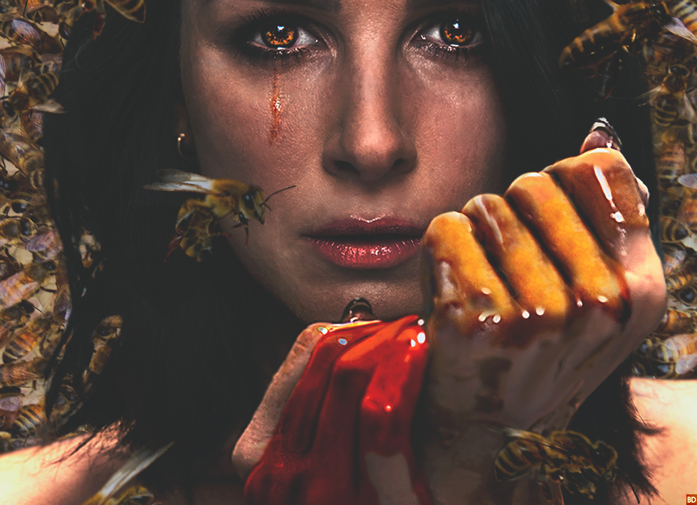 At First Glance We Got Major Candyman Vibes Along With - Blood Honey (979x709), Png Download