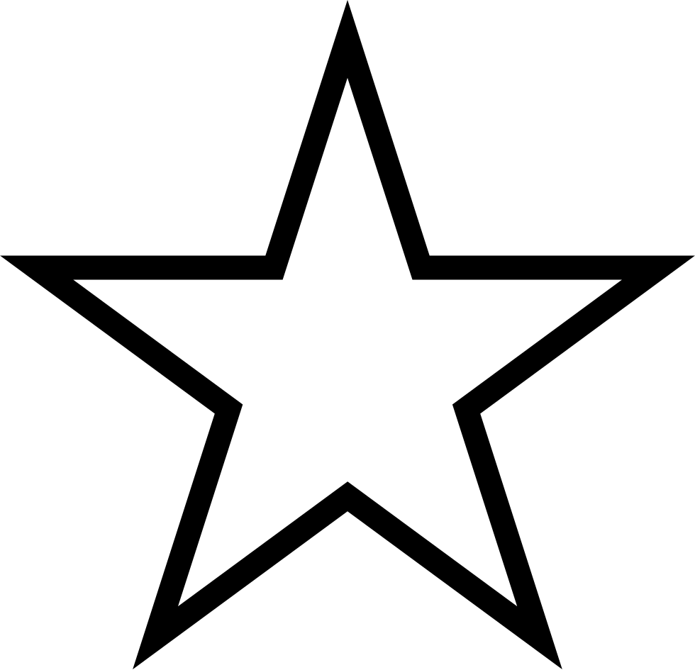 Png File - Colouring Pages Of Star (980x945), Png Download