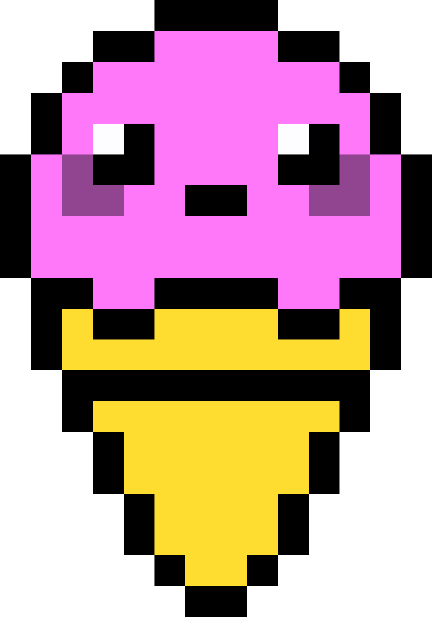 Pixels Drawing Pixel Art - Pixel Art A Imprimer (1600x2200), Png Download