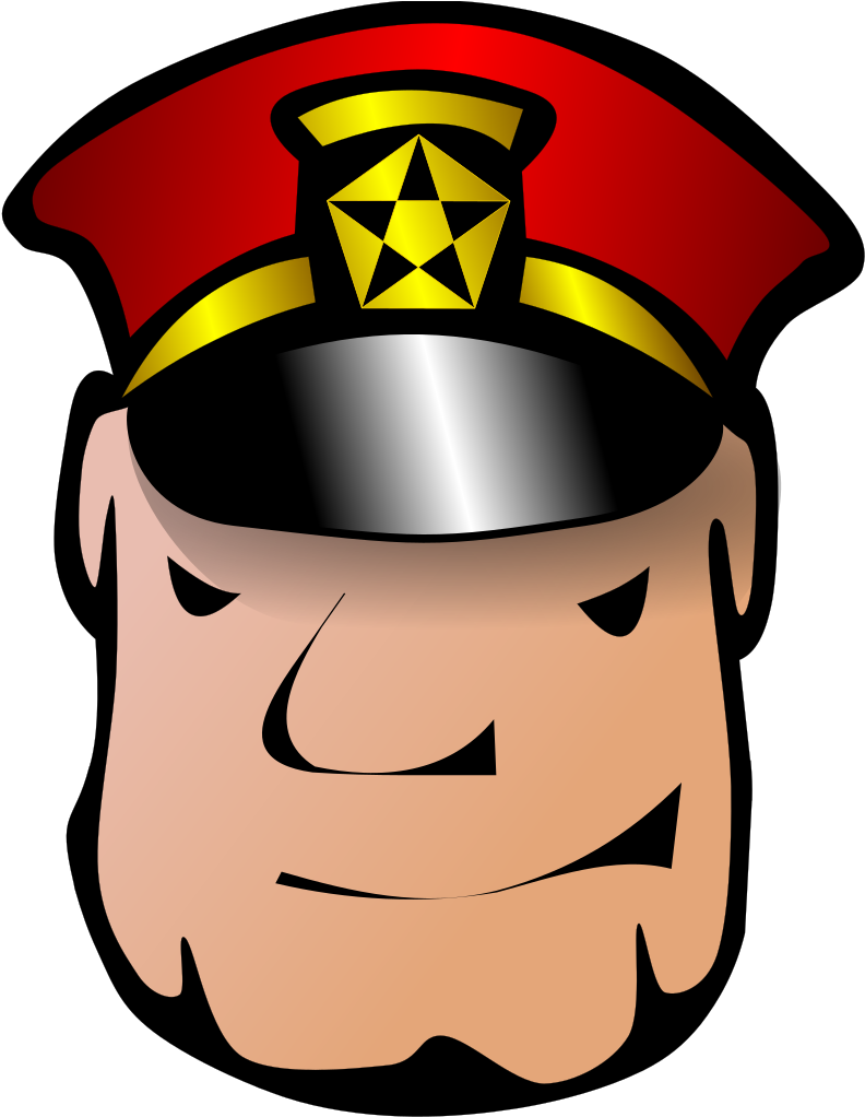Police Man Twinkle Head - Head Of Police Cartoon (1113x1024), Png Download