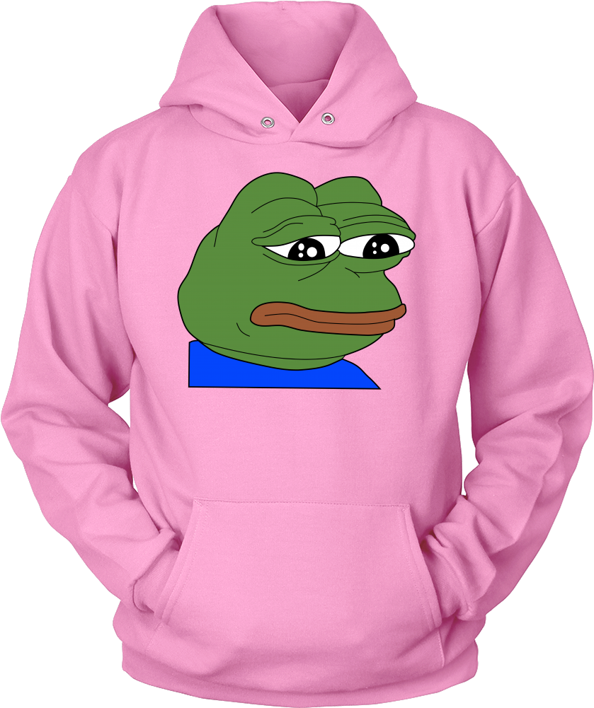 Pepe The Frog - I M Not Fat Im Thick Hoodie (1000x1000), Png Download