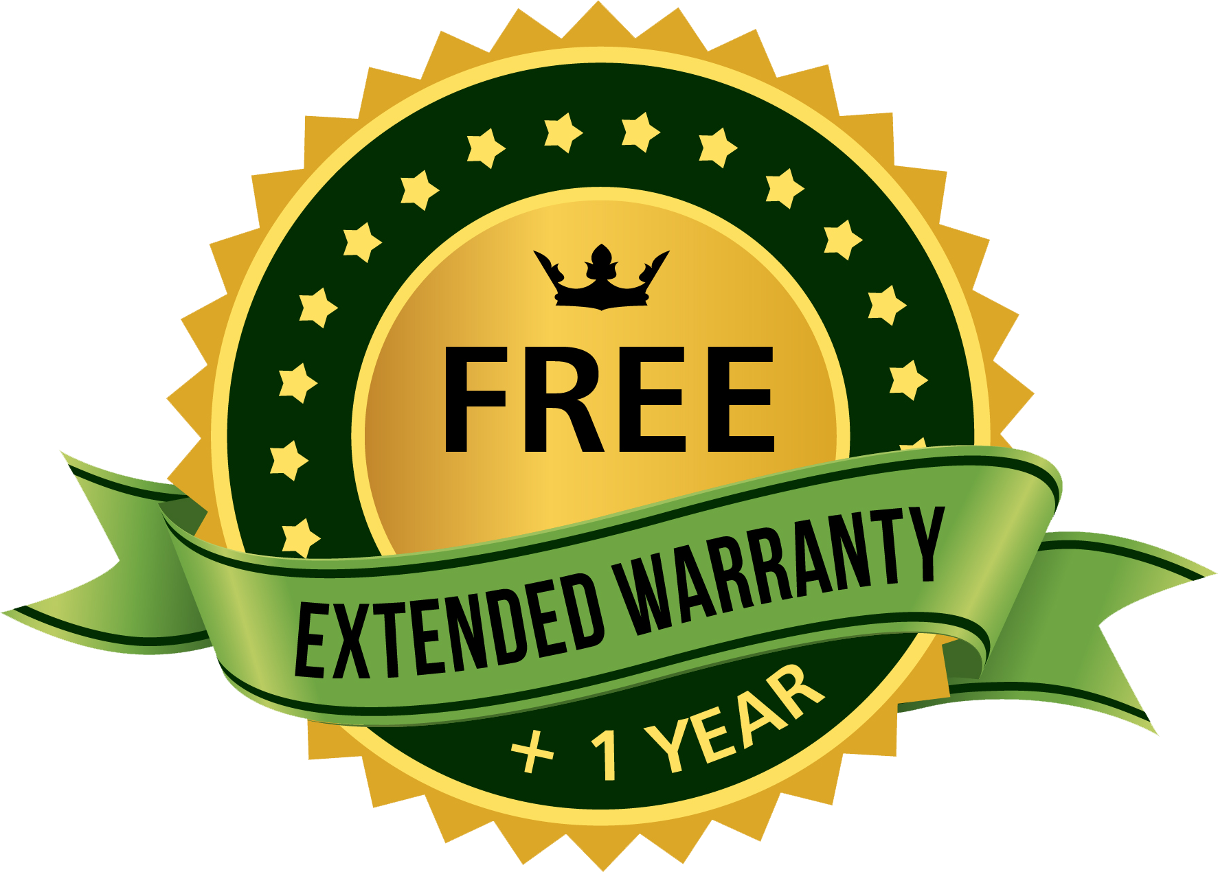 Activate Your Free Extended Warranty Now - Label (1773x1270), Png Download