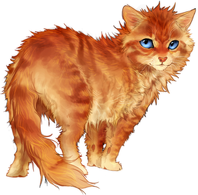 This Is A Really Good Drawing - Warrior Cat Art Png (500x577), Png Download