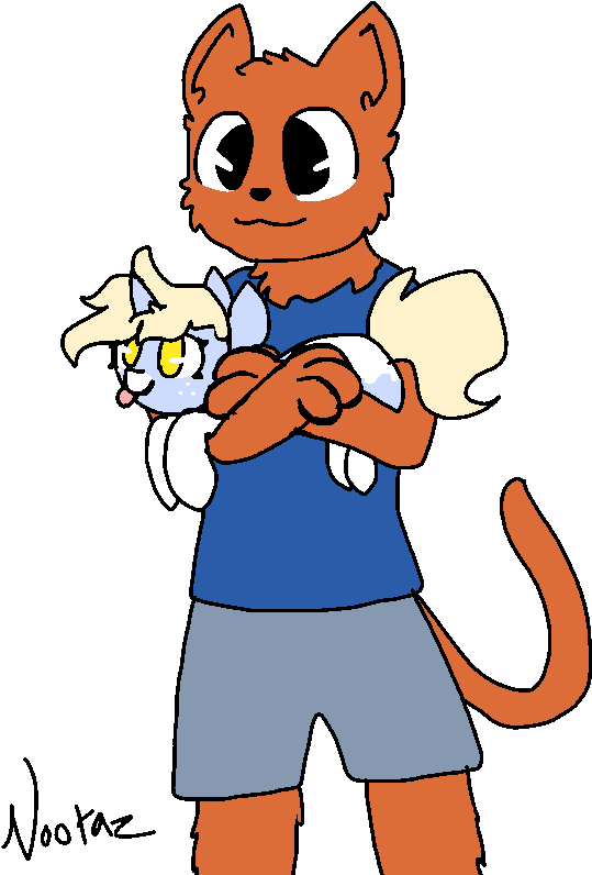 Nootaz, Cool Cat, Oc, Oc - Cartoon (630x840), Png Download