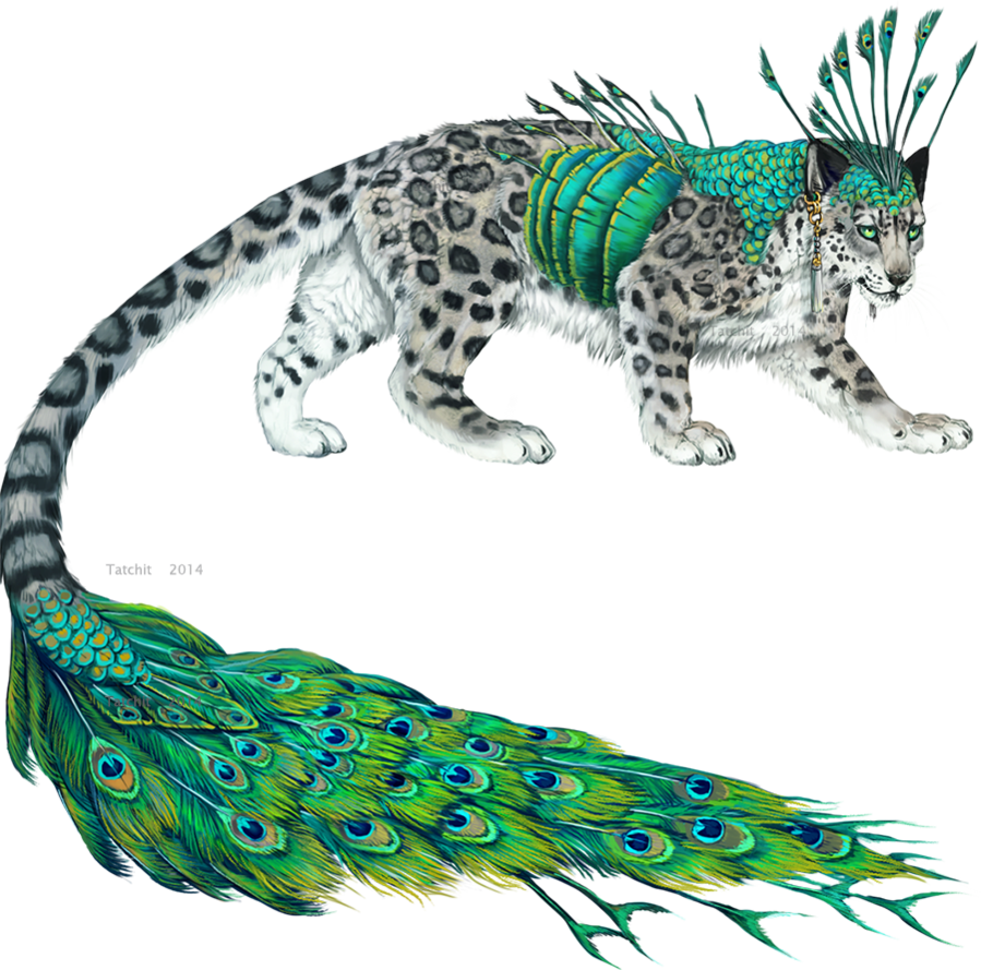 Collection Of Free Beast Drawing Mythical Bird Download - Mythical Creatures Leopard (899x889), Png Download