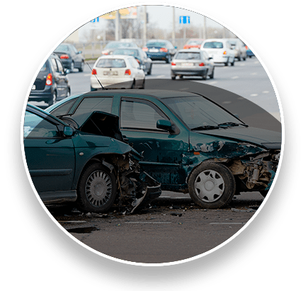 Car Crash Left Turn (425x411), Png Download