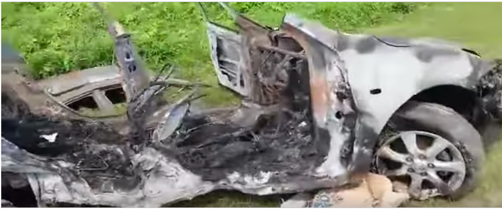 Singaporean, Malaysian Burned To Death In Muar Car - Crash (991x557), Png Download