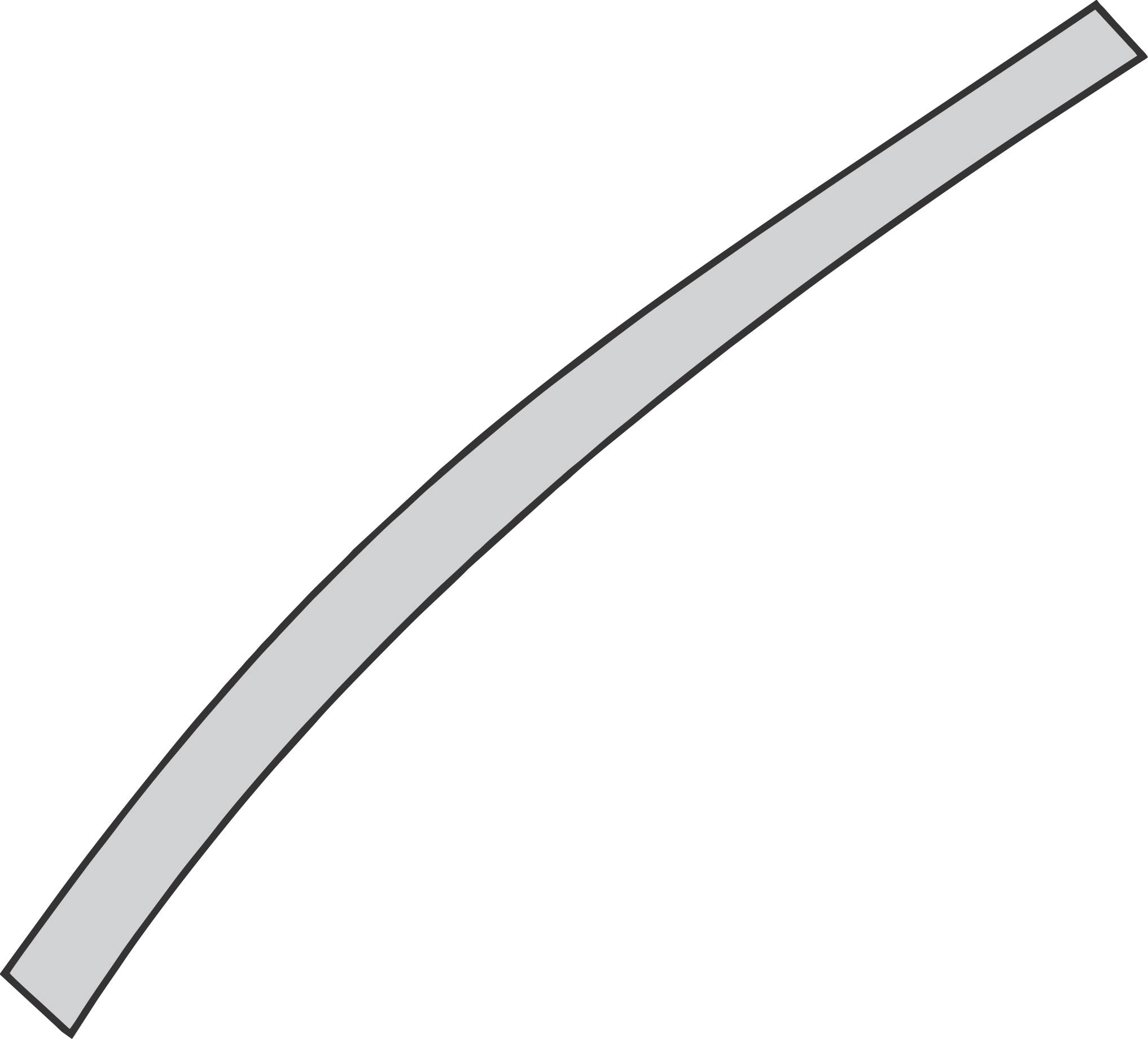 28 Collection Of Hip Curve Drawing - Hip Curve Drawing (2034x1840), Png Download