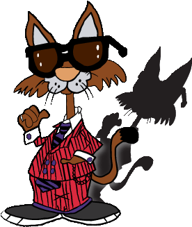 Coolcat Window Tinting And Customz - Cartoon Cool Cat (360x360), Png Download