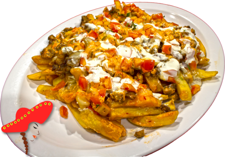 Carne Asada Fries- Downtown Sacramento Linda's Mexican - Food (768x537), Png Download