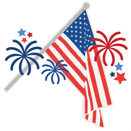 July 4th American Flag Svg Scrapbook Cut File Cute - Scalable Vector Graphics (432x432), Png Download