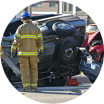 Who May Be Liable For A Car Crash - Car Wreck (350x350), Png Download