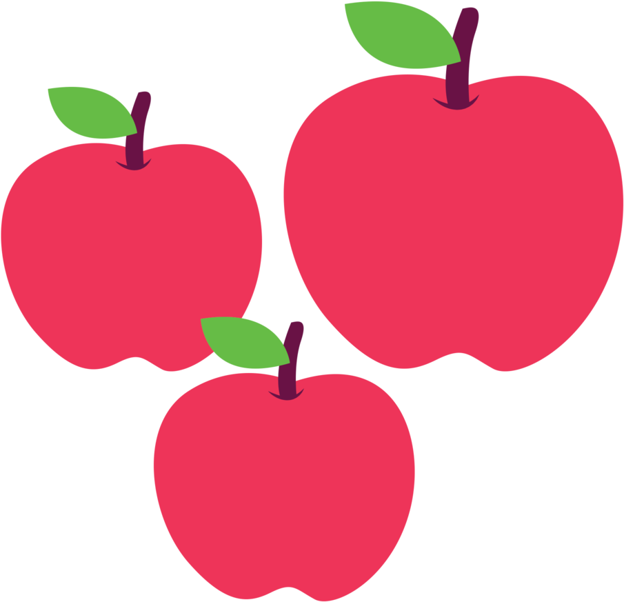 Our Pond Clip Art Freeuse Stock - 3 Apples Clipart (1000x1000), Png Download