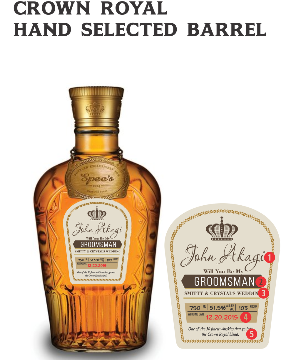 Image - Crown Royal Hand Selected Barrel (981x1280), Png Download