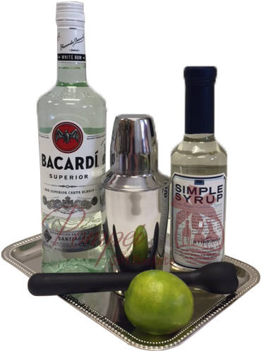 Crown Royal Gifts Pompei Gift Baskets - Bacardi (480x640), Png Download