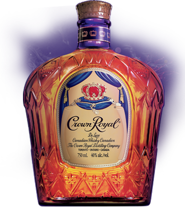 Whisky - Crown Royal Bottle (370x413), Png Download