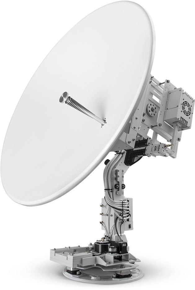 25 Meter Ku-band Marine Stabilized Vsat Antenna System - Vsat Antenna Png (492x452), Png Download