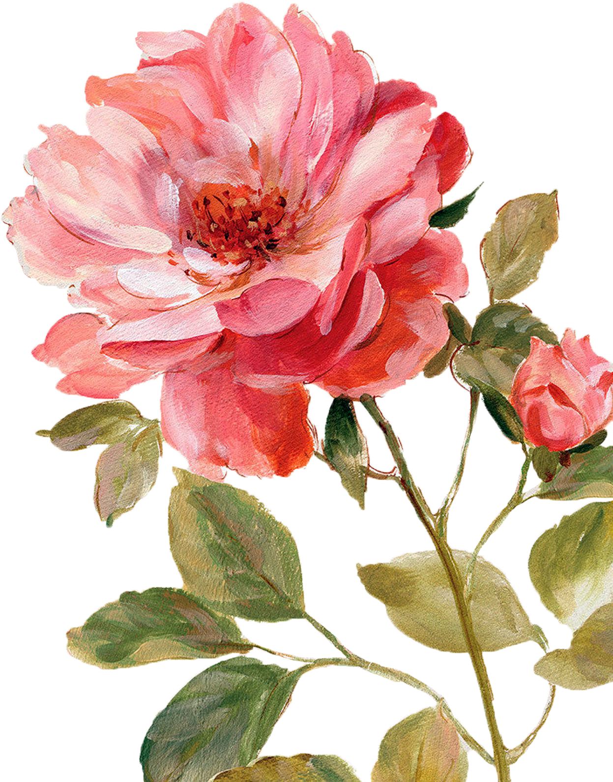 Go To Image - Harmonious Rose Linen Poster Print By Lisa Audit (1257x1600), Png Download