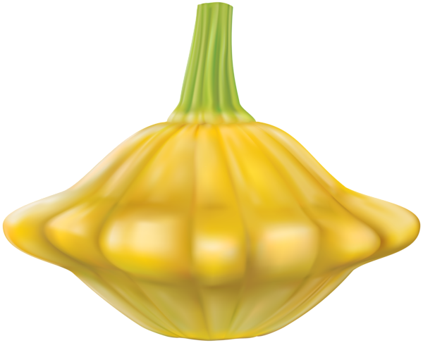 Patty Pan Squash Transparent Png Clip Art Image - Pattypan Png (600x487), Png Download