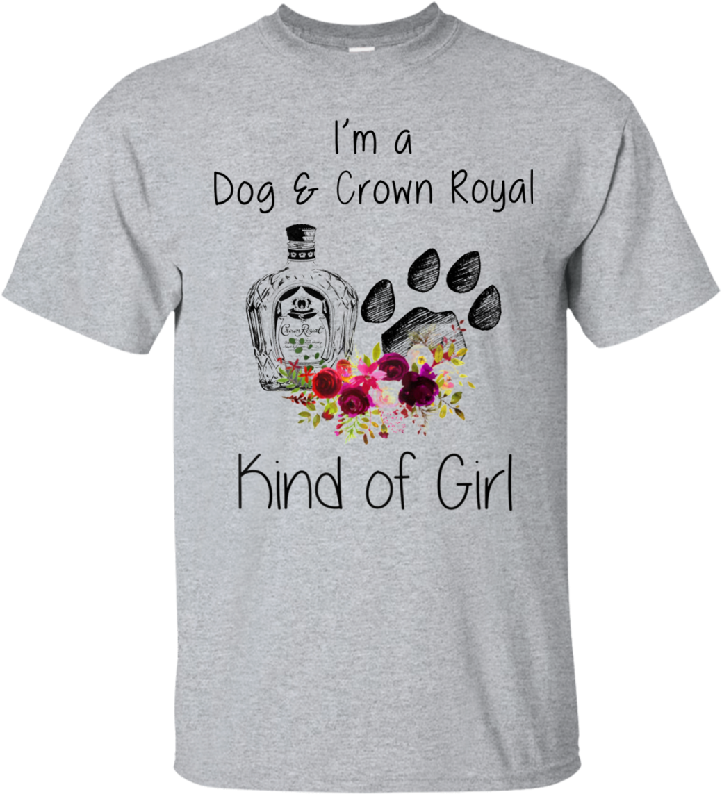 I'm A Dog And Crown Royal Whisky Kind Of Girl T Shirt - Stranger Things Eggo Shirt (1155x1155), Png Download