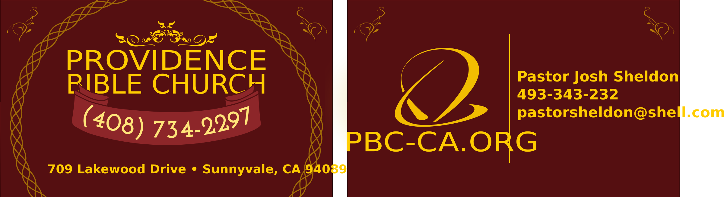 This Free Icons Png Design Of Fancy Business Card (2400x655), Png Download