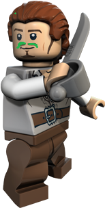 File - Lego Avatar - Png - Pirates Of The Caribbean Lego Png (373x377), Png Download