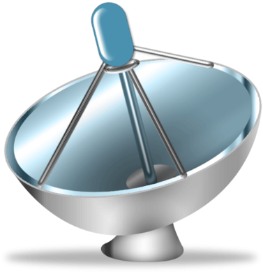 3d Satellite Dish Icon (400x400), Png Download