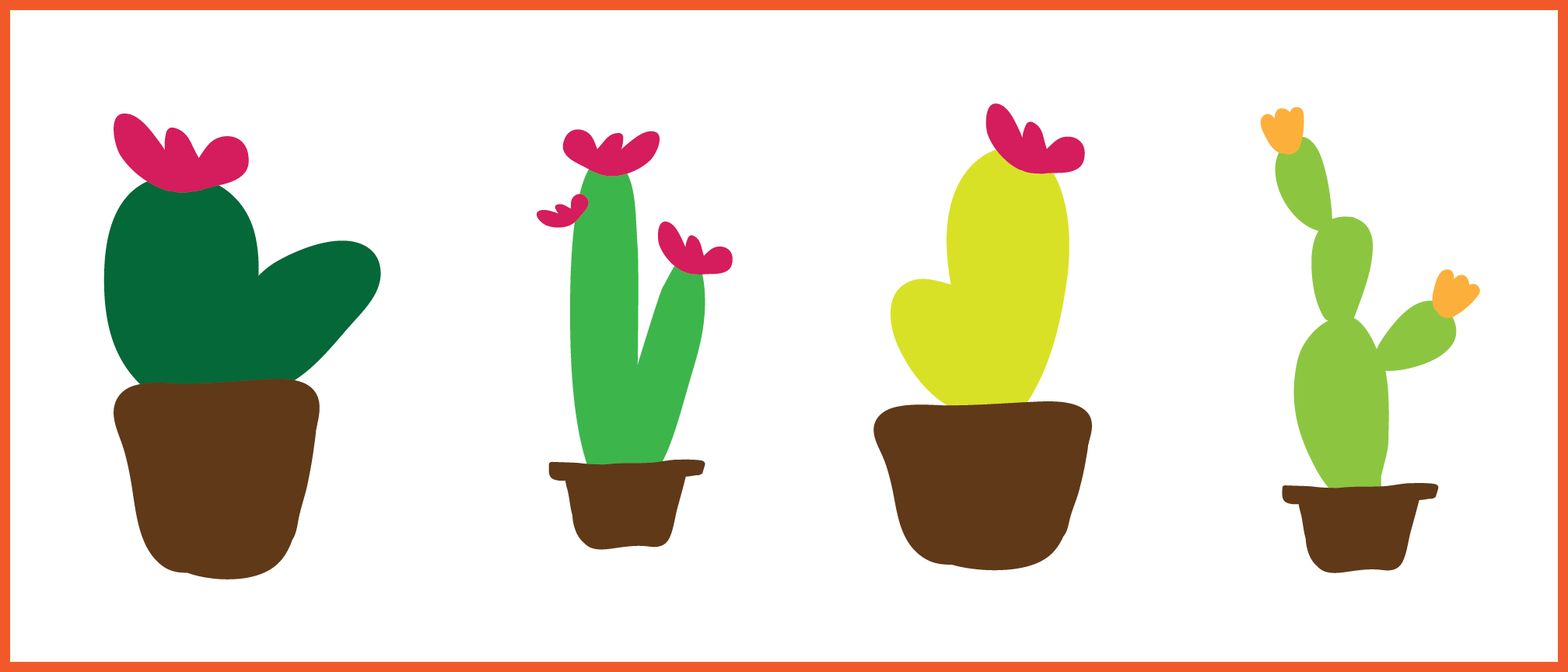 Cactusquilt-02 - Quilt (2016x864), Png Download