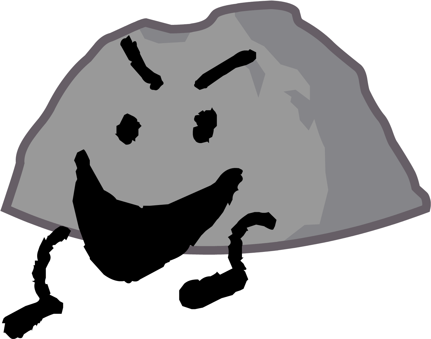 Rocky Intro 2 - Bfb Rocky (1517x1203), Png Download