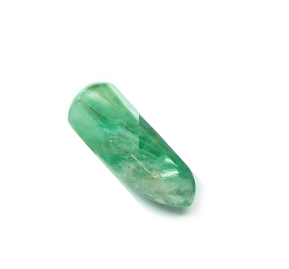 Fluorite Massage Point Bullet Shape - Fluorite (567x528), Png Download