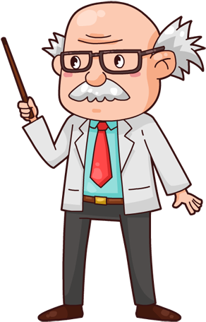 28 Collection Of Male Teacher Clipart Png - Professor Clip Art (376x552), Png Download