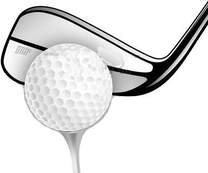 52678051 Golf Ball A - Bola De Golf Y Palo (450x430), Png Download