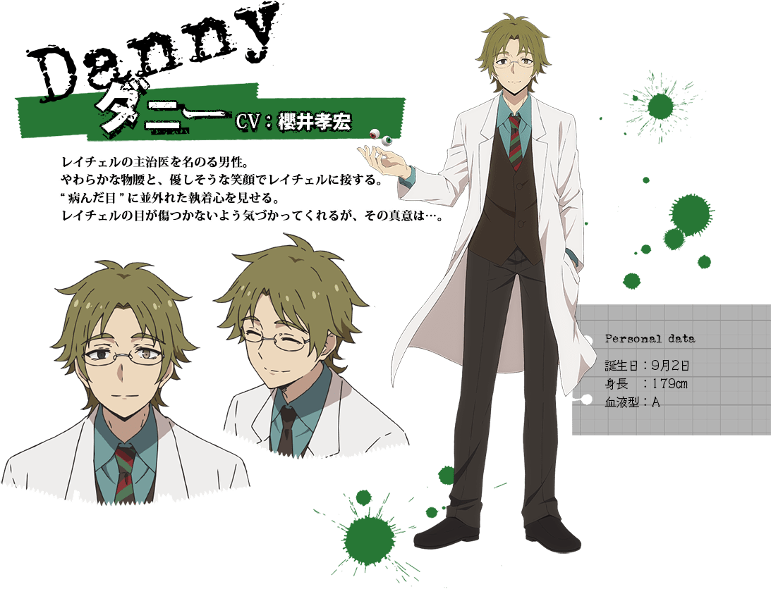 Full Profile - Angels Of Death Danny (1100x916), Png Download