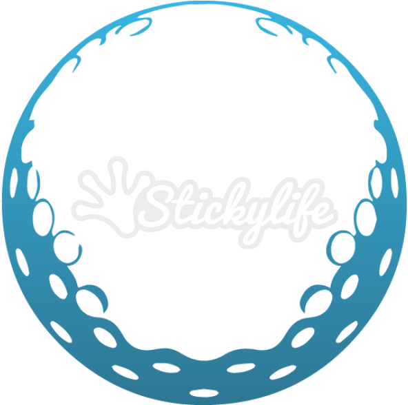 Golf Ball Decal - Clip Art Golf (940x587), Png Download